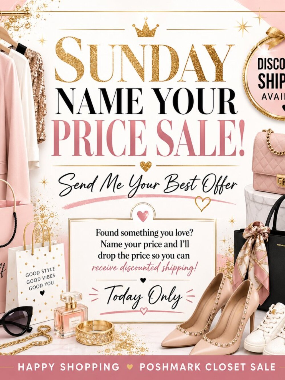 🛍️ 🌟 Sunday Name Your Price Sale! 🌟 🛍️